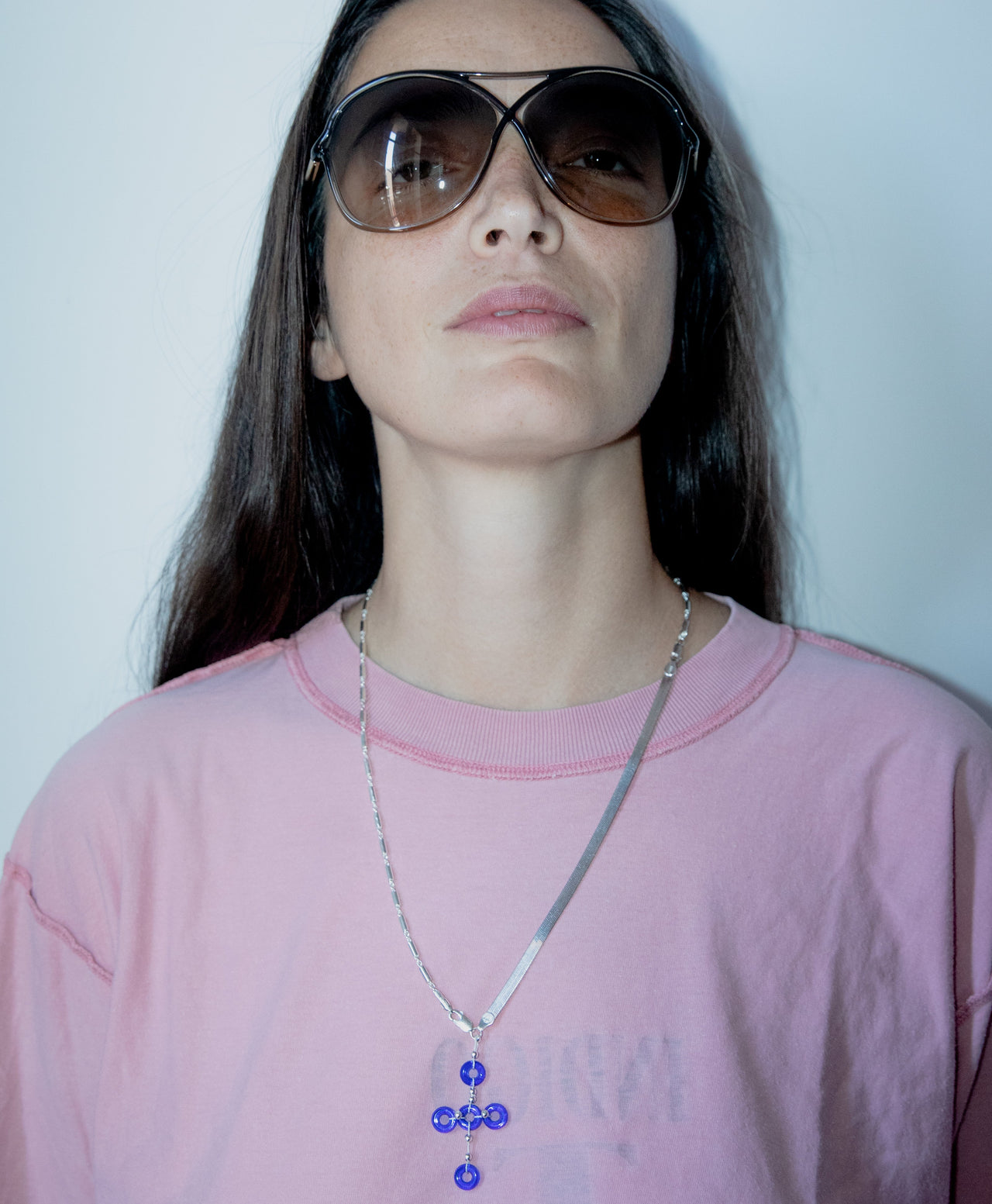 Rino Necklace, BLUE CROSS