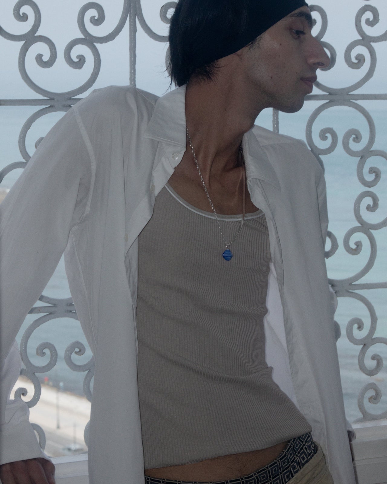 High on Hope Alta Necklace, BLUE MURANO GLASS