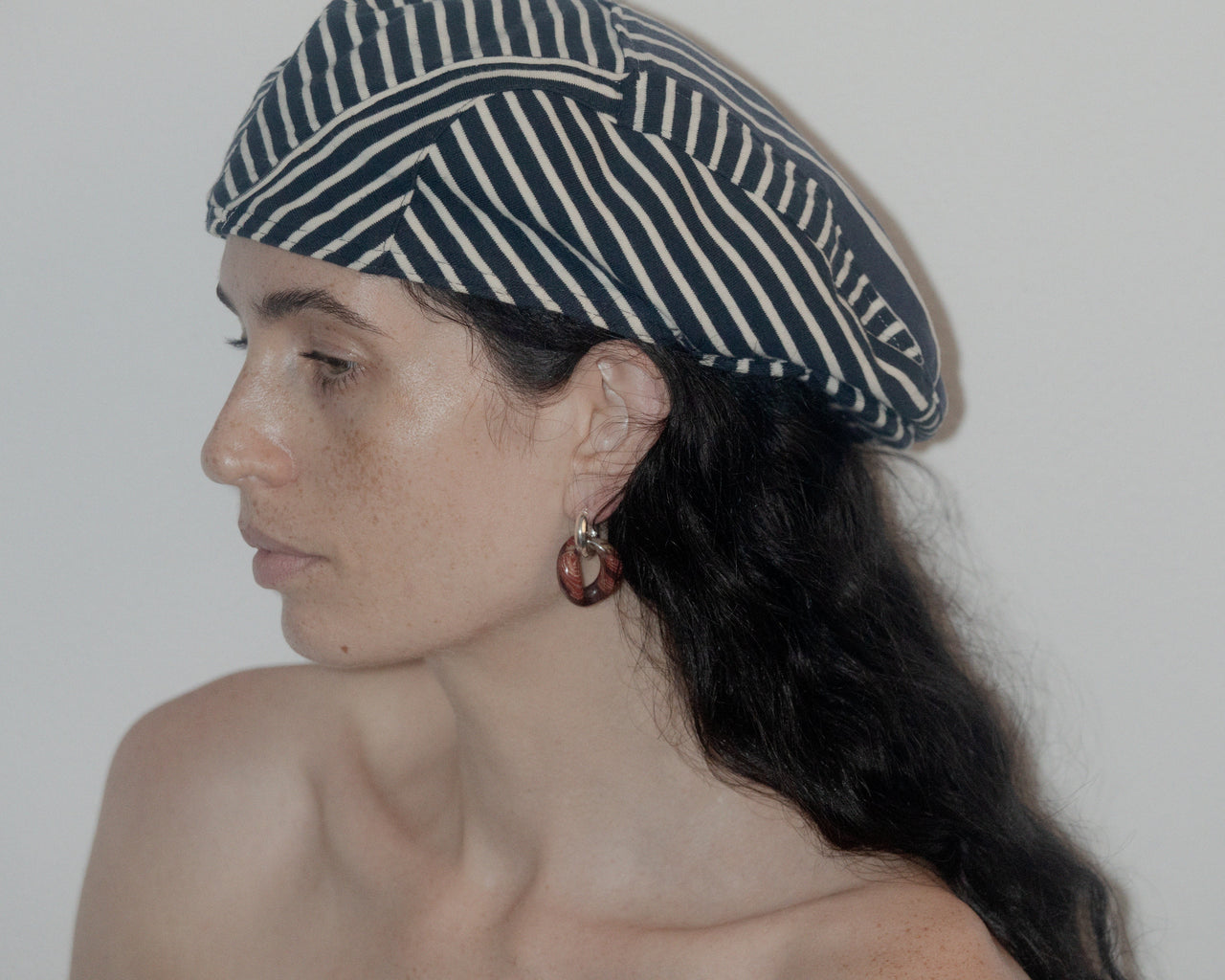 Bad Orb Earring, RED JASPER