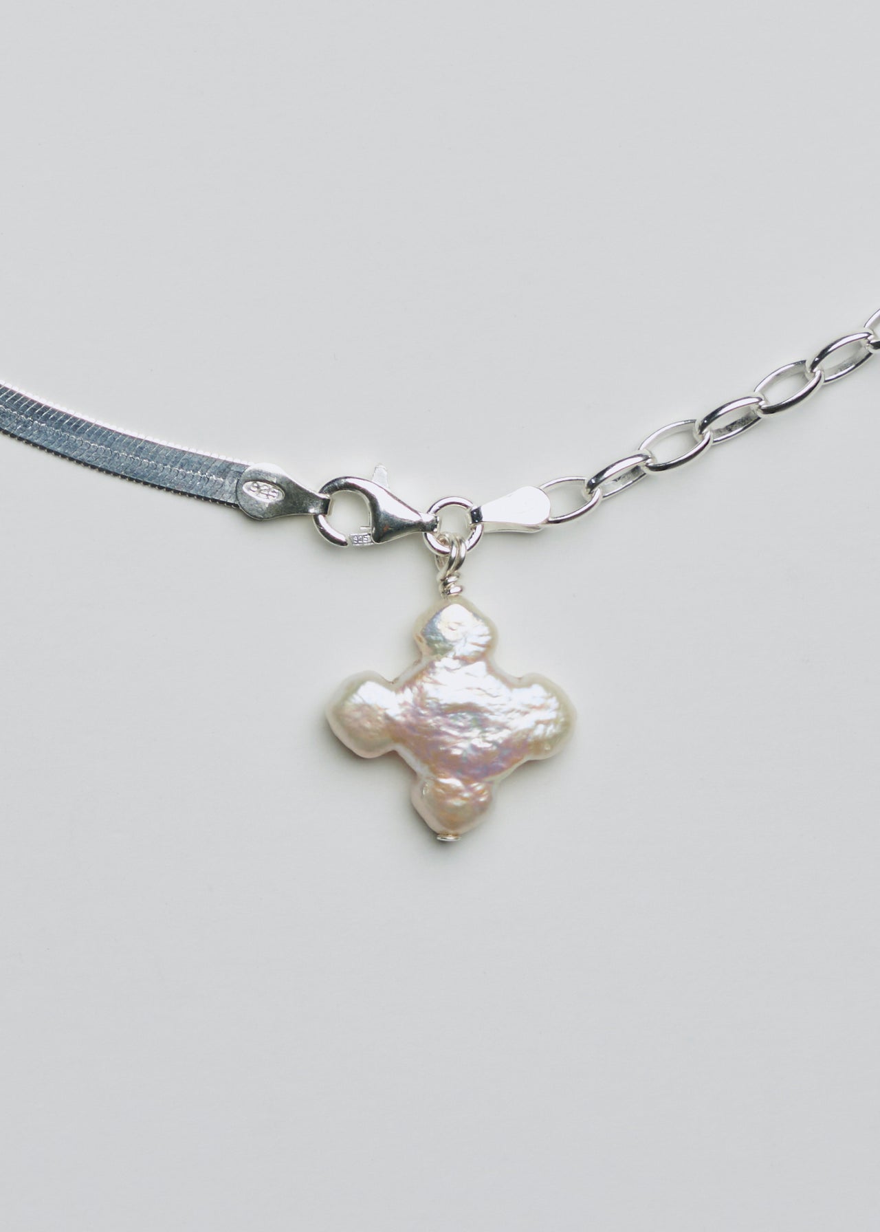 High on Hope Alta Necklace, PEARL CROSS