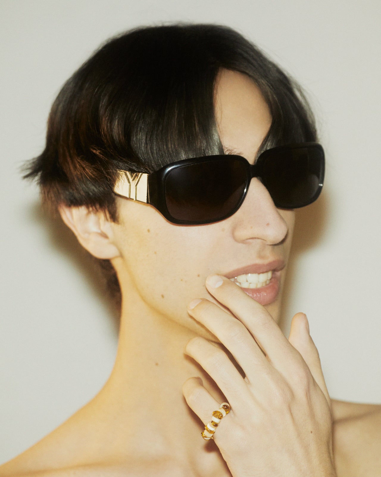 Lento Ring, SMOKY QUARTZ