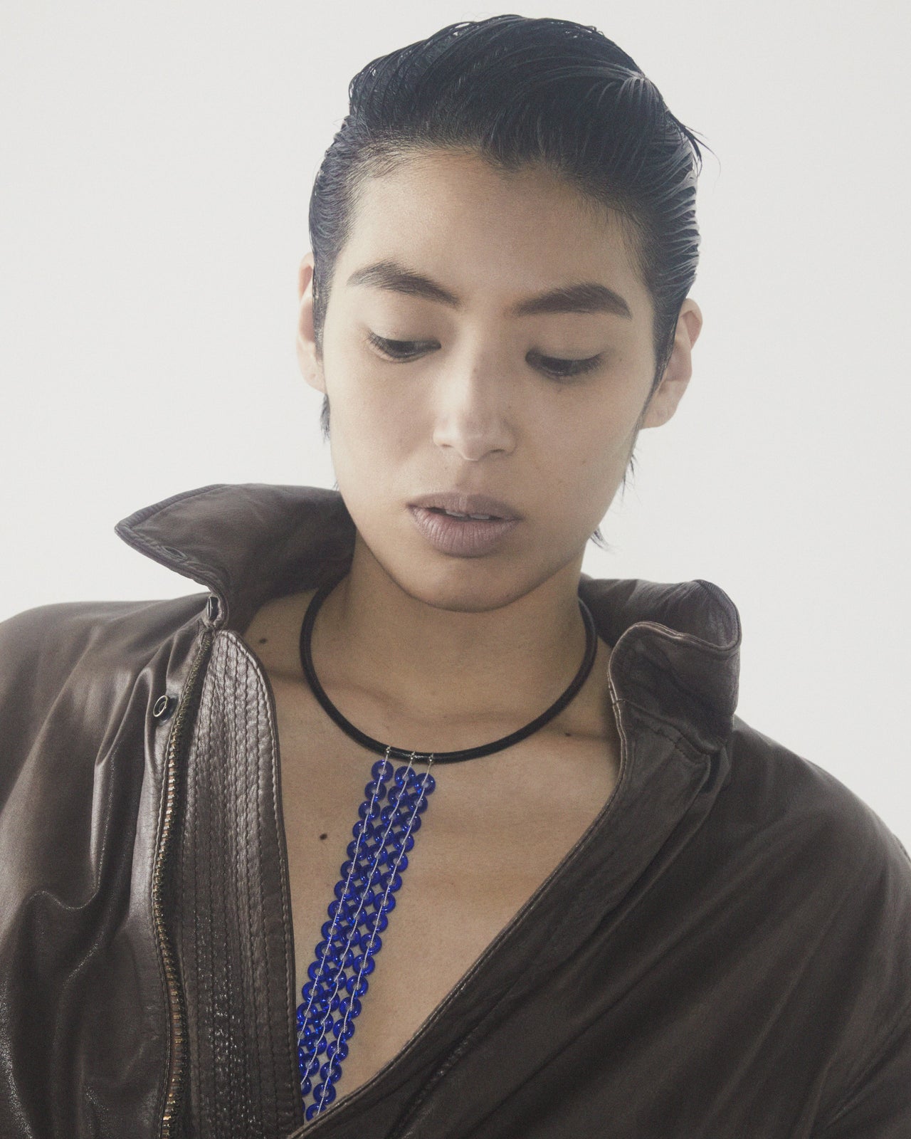 Rino Necklace, BLUE CASCADE