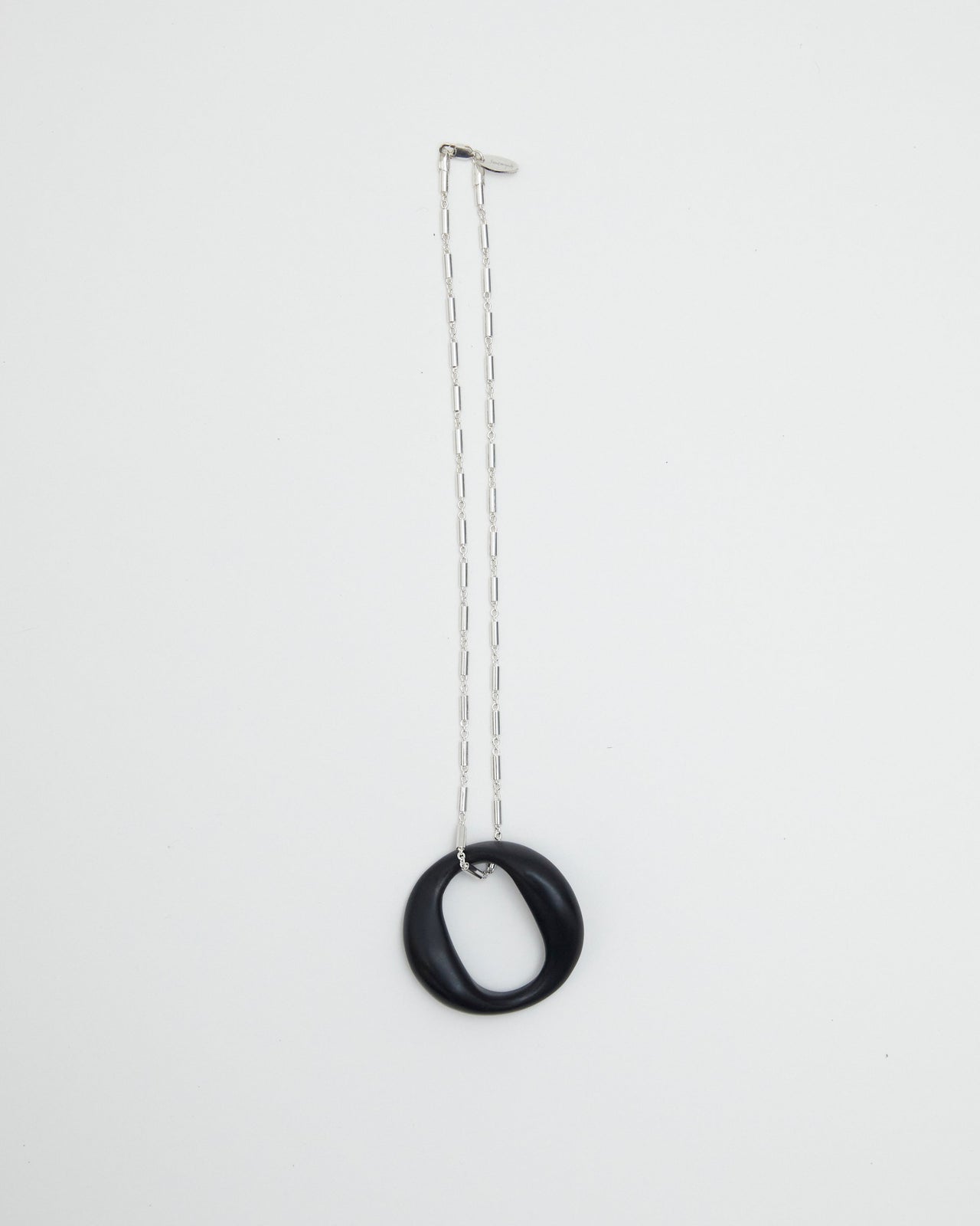 Shelter Necklace, BLACK AGATE