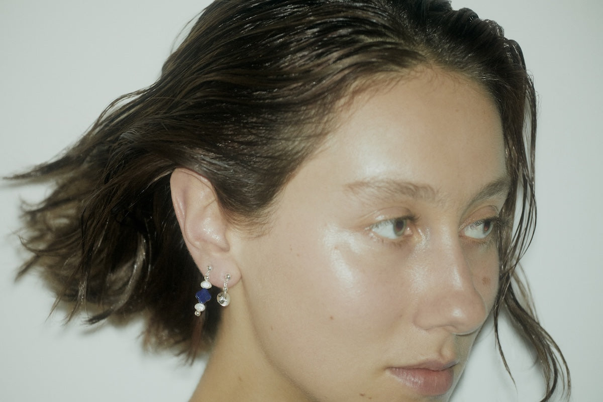 Bebecita Earring, LAPIS STACK