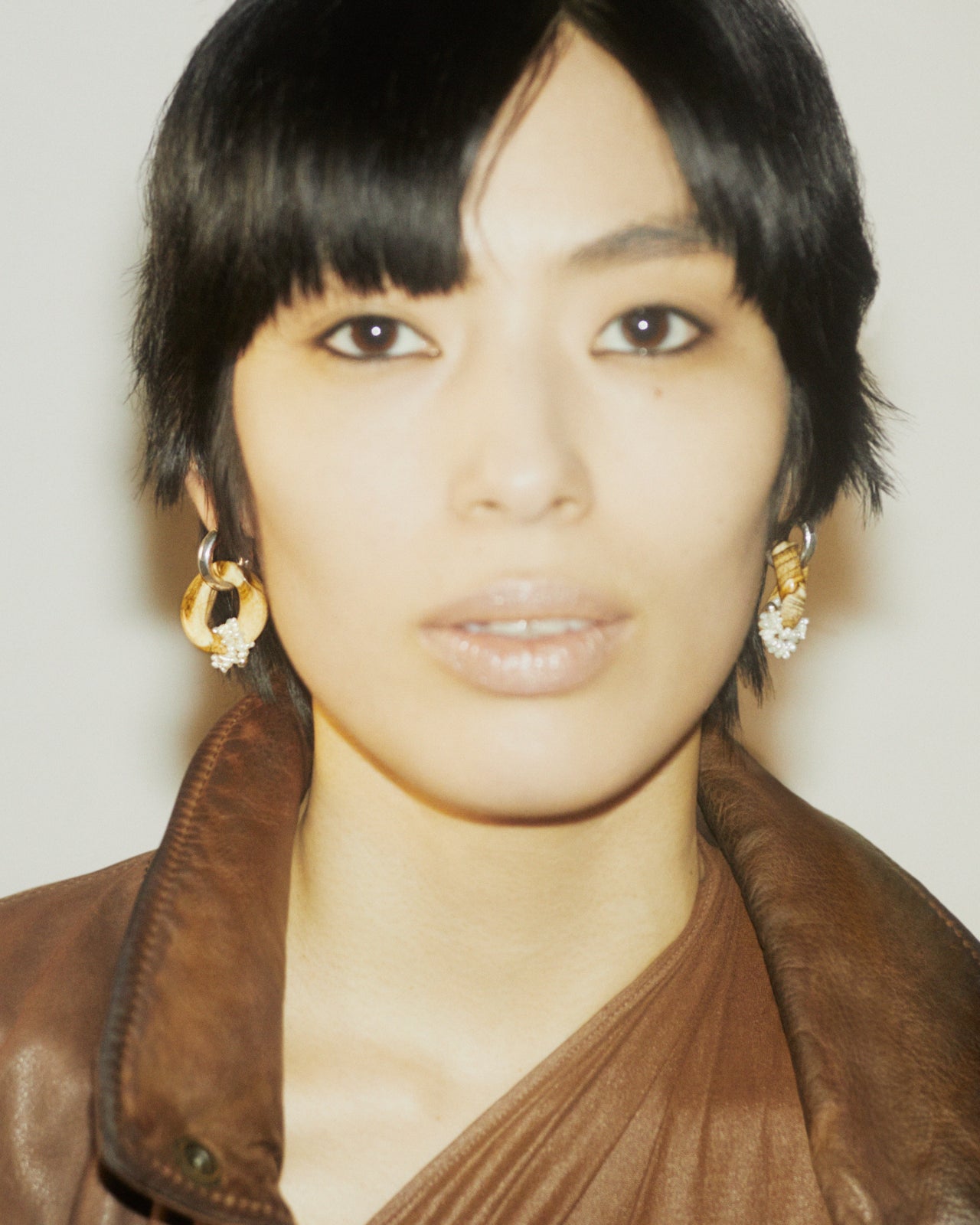 Bad Orb Earrings, SAND JASPER