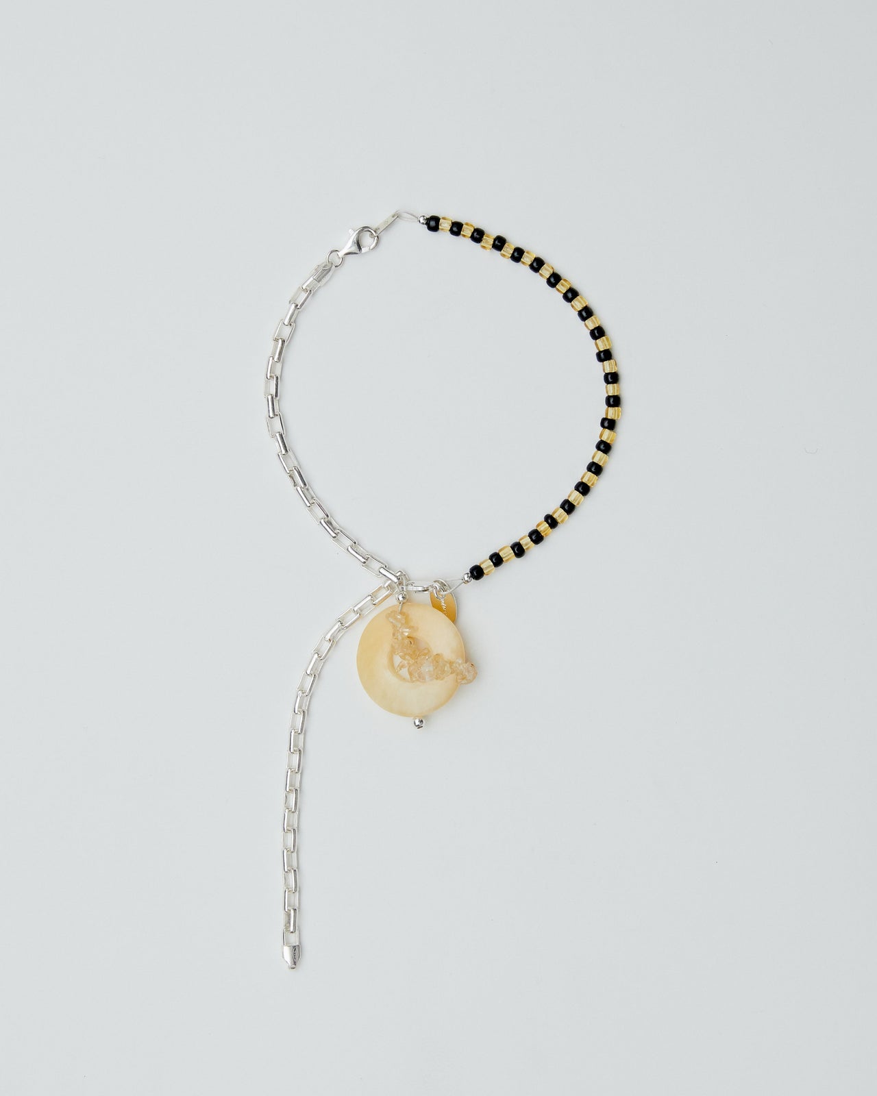 Basta Anklet/Necklace, YELLOW CALCITE