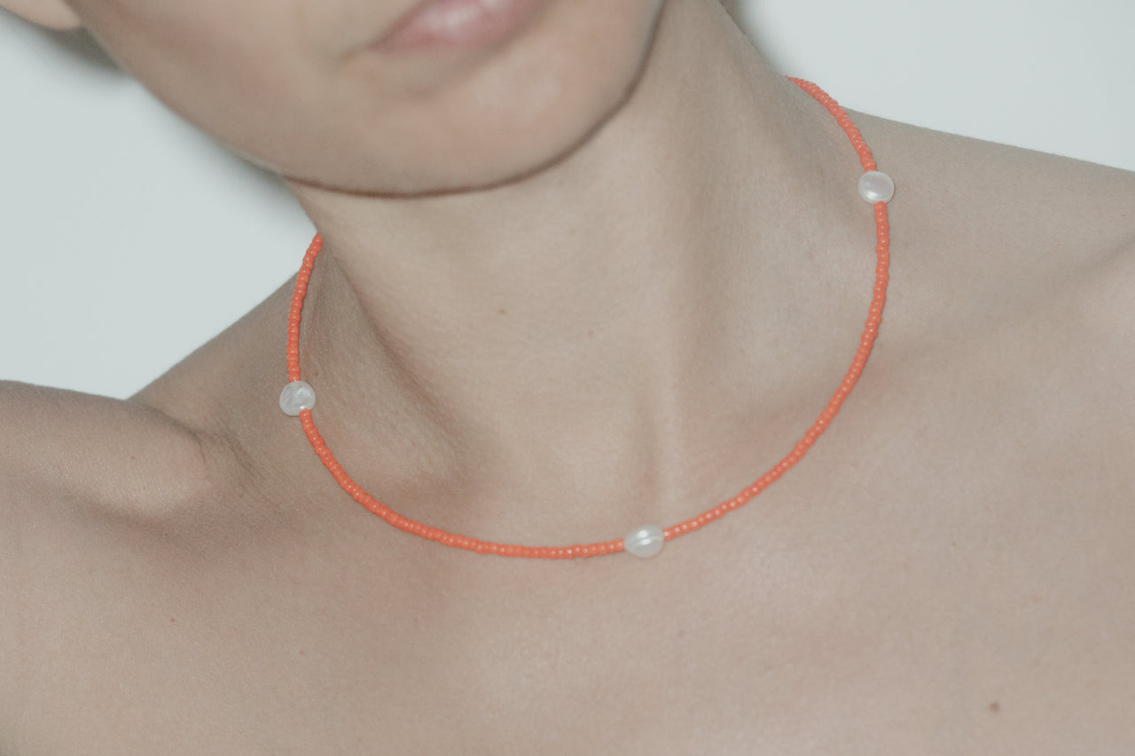 Shoom Necklace, ORANGE