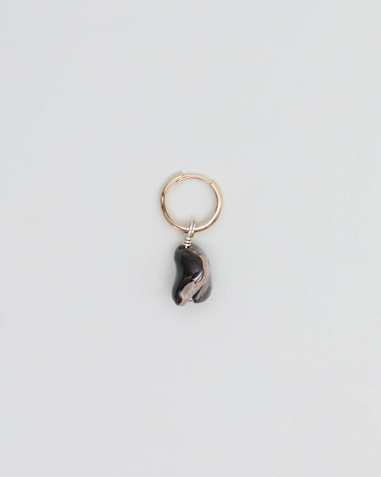 Baba Earring, BROWN MOP SWIRL