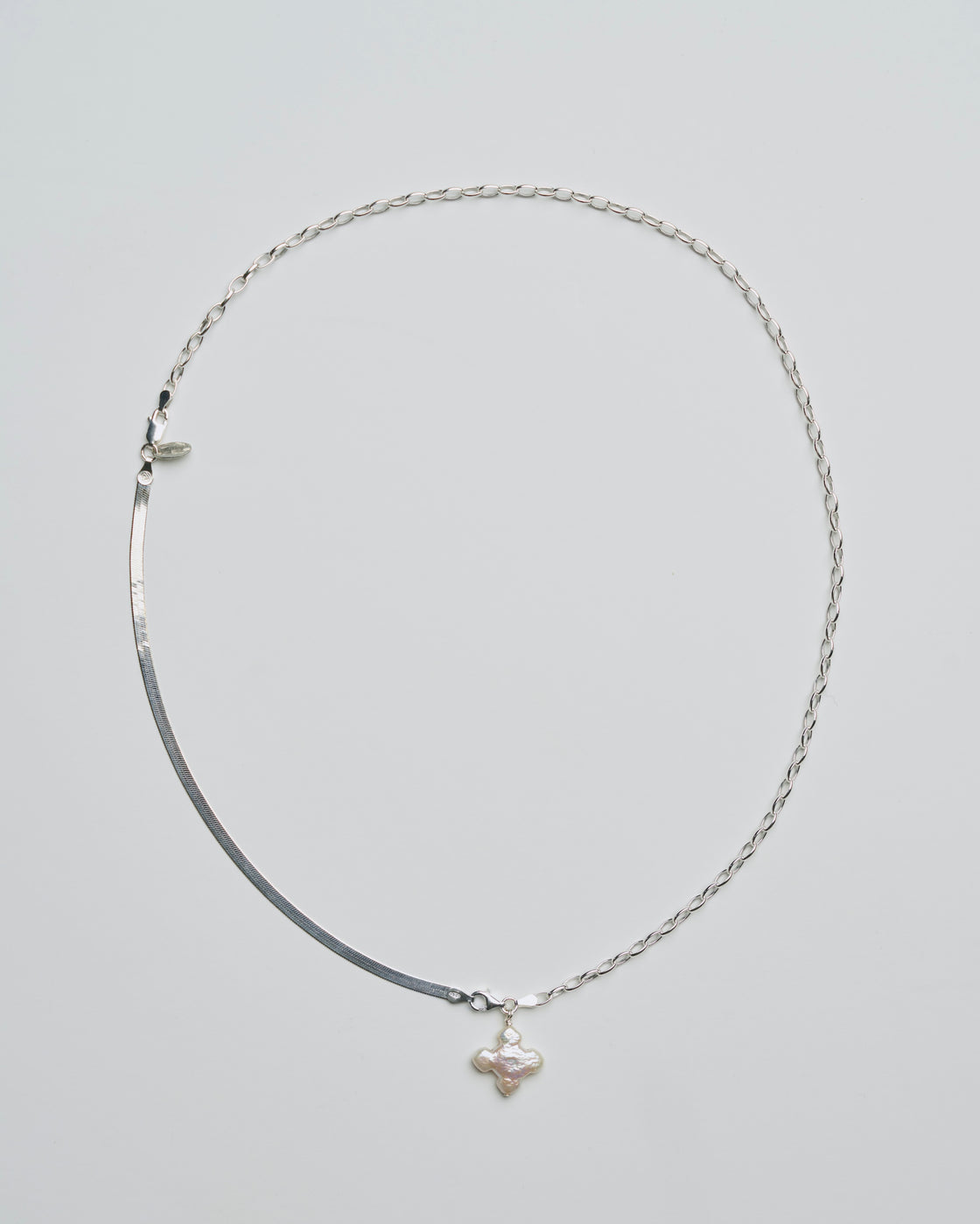 High on Hope Alta Necklace, PEARL CROSS