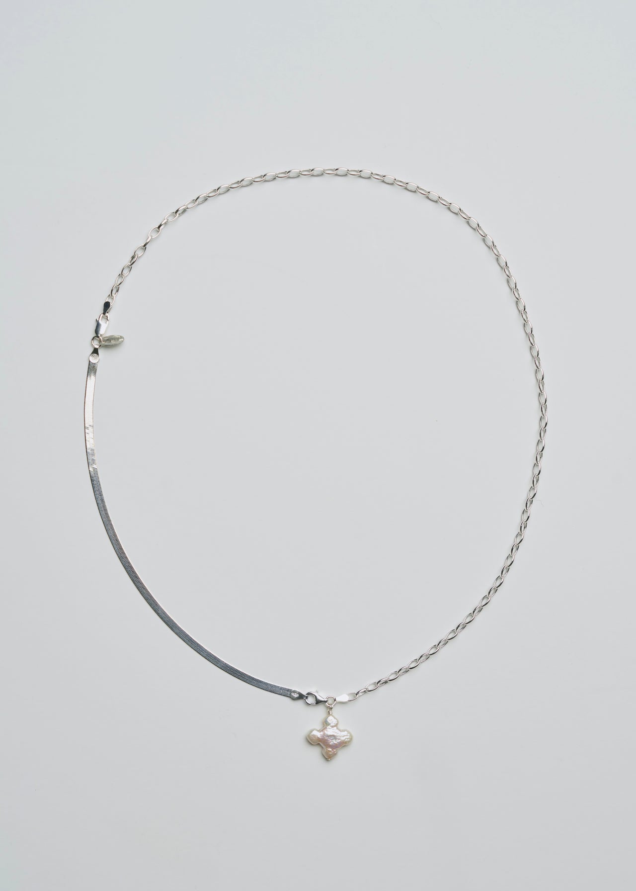 High on Hope Alta Necklace, PEARL CROSS