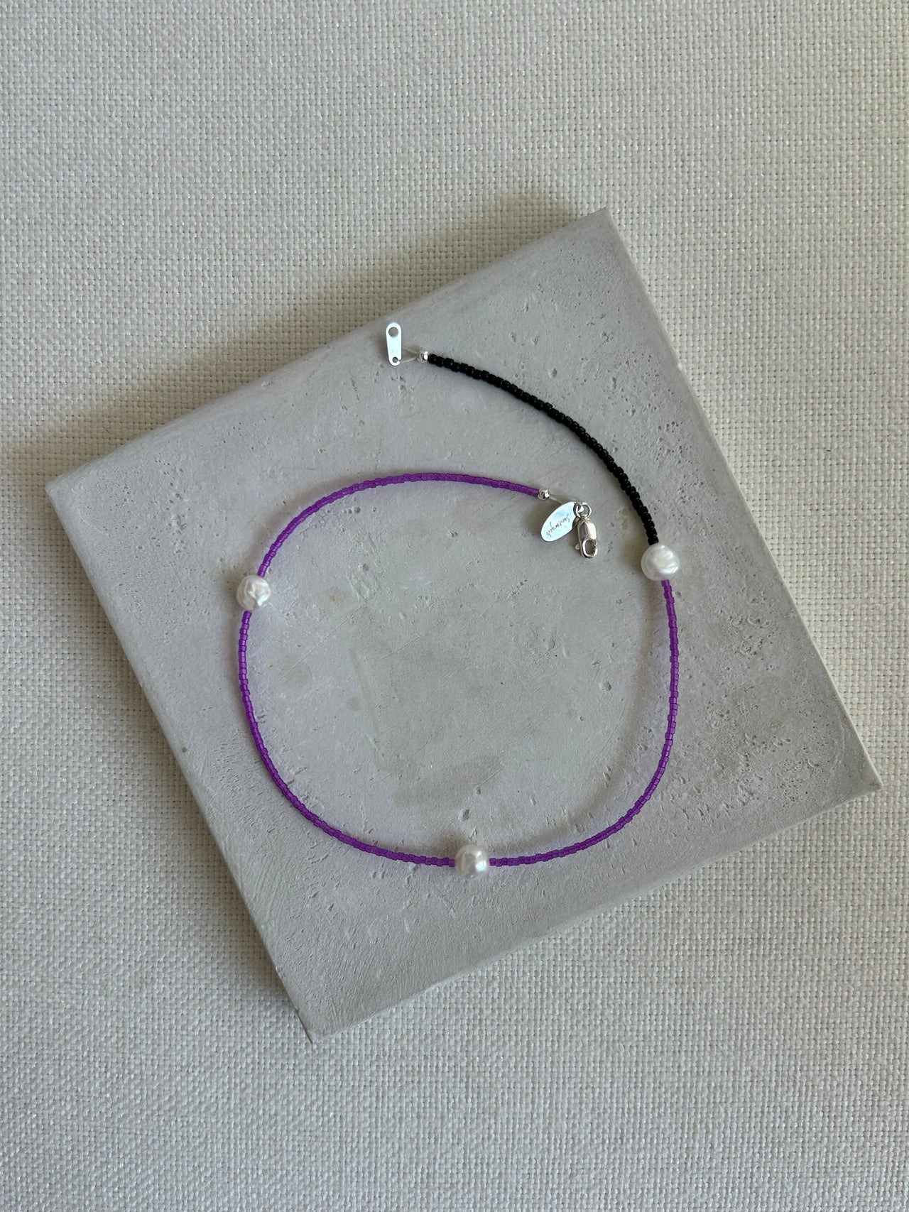 Shoom Necklace, PURPLE/BLACK