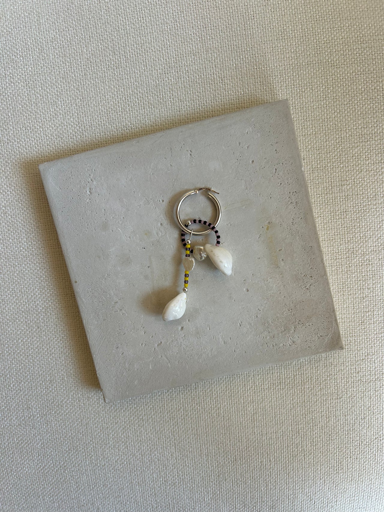 Della Notte Earring, PINK/YELLOW