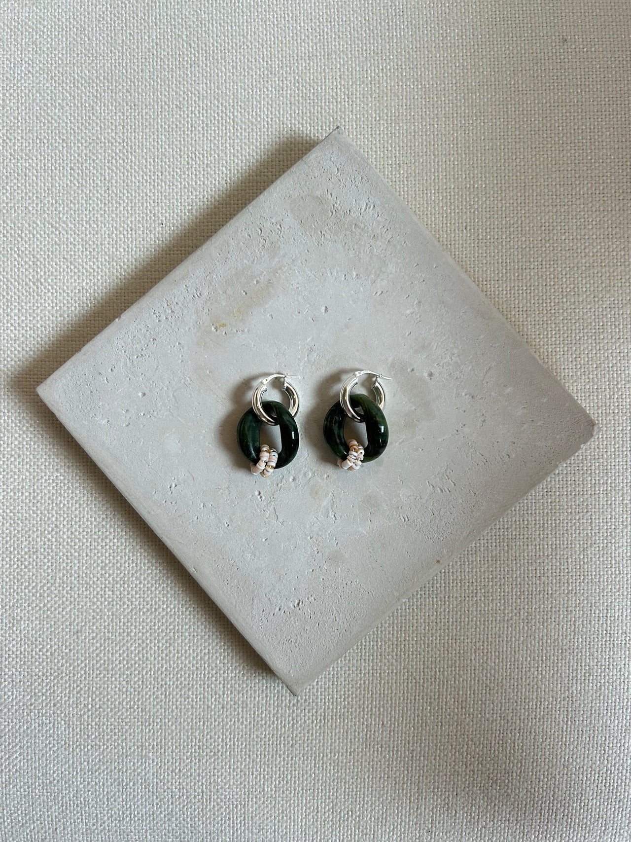 Bad Orb Earrings, JADE (Pair)