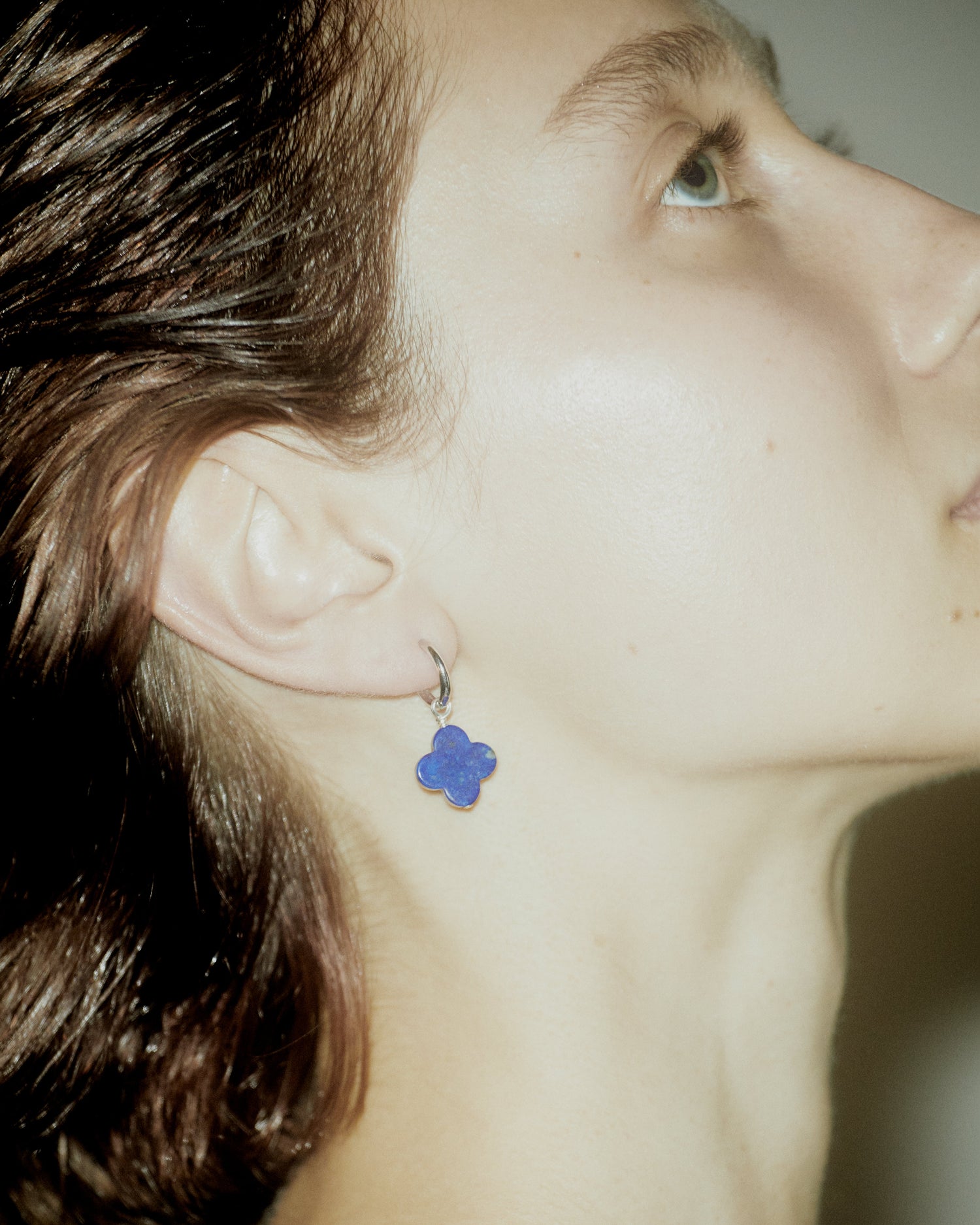 Baba Earring. LAPIS CROSS